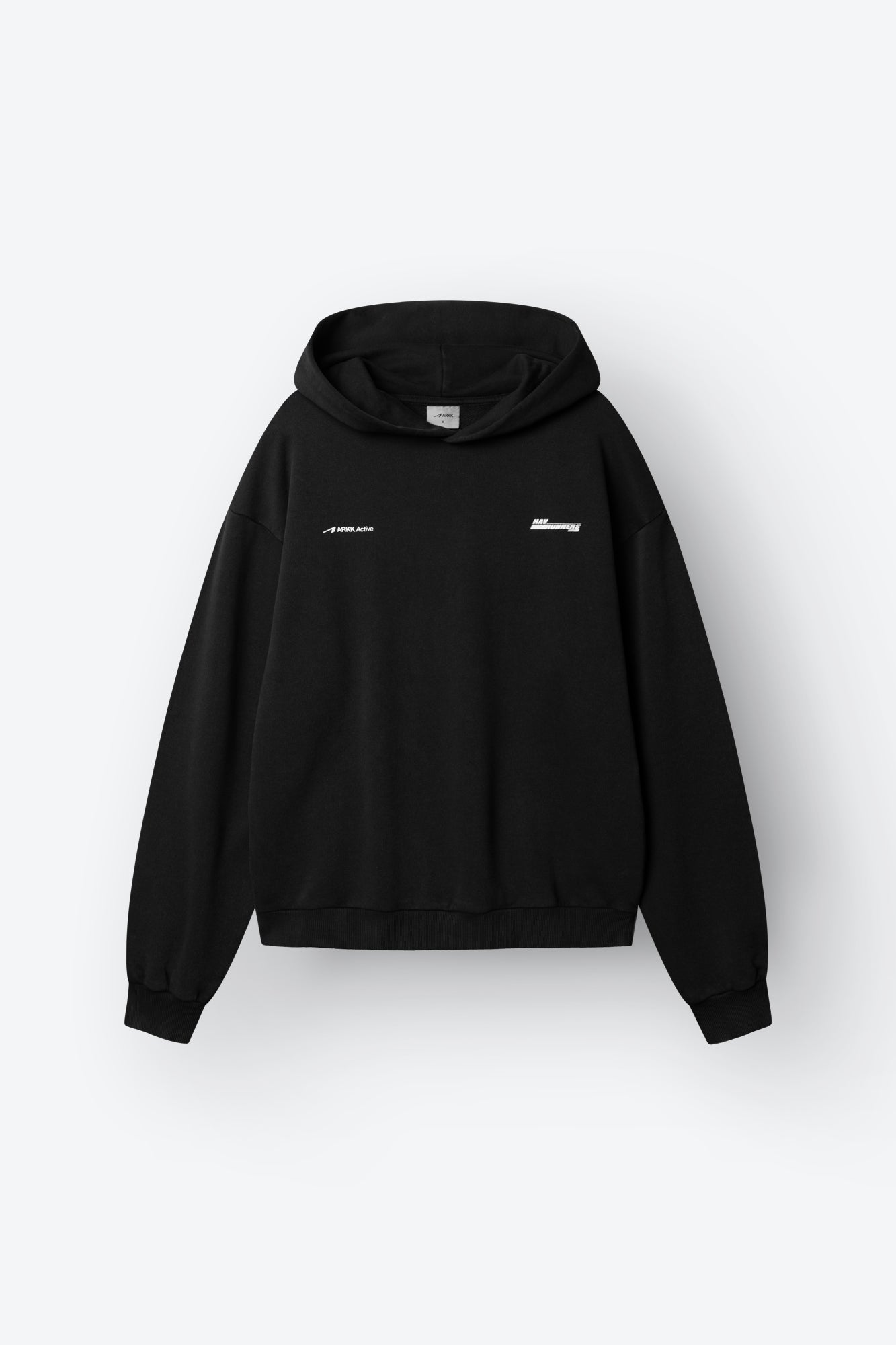 ARKK Apparel HAV Runner Hoodie | Black Crewneck